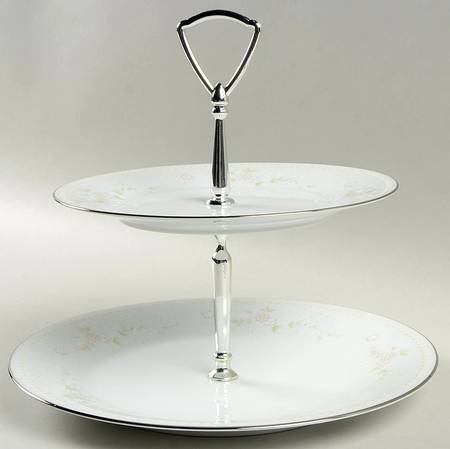Temptation 2 Tiered Serving Tray (Dinner & Salad Plate)