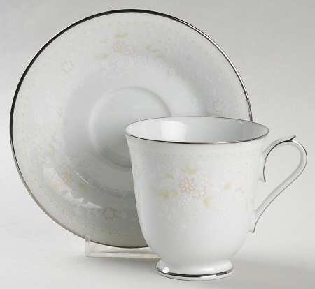 Footed Cup & Saucer Set