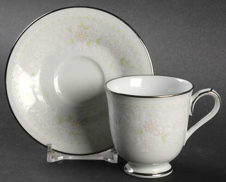 Temptation Footed Demitasse Cup & Saucer Set