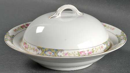 Thelma Bassett Round Covered Butter