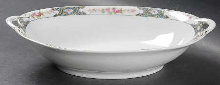 Thelma Bassett 9" Oval Vegetable Bowl