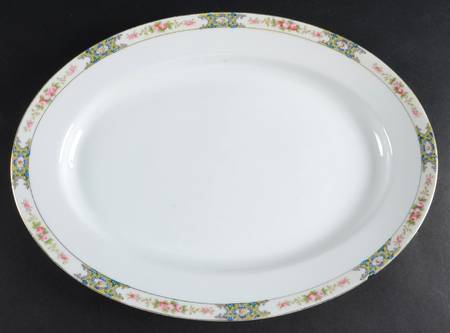 Thelma Bassett 14" Oval Serving Platter