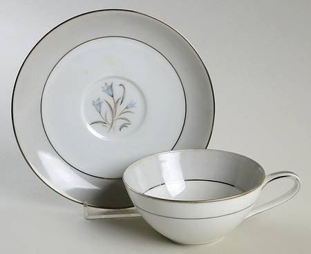 Theme Flat Cup & Saucer Set