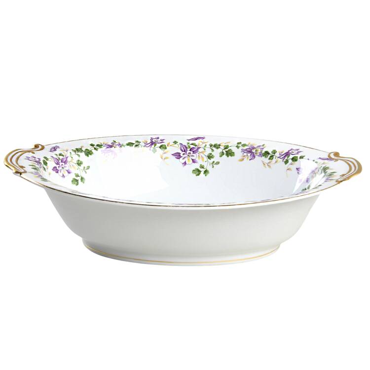 Therese 10" Oval Vegetable Bowl