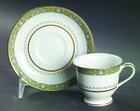 Thurston Footed Demitasse Cup & Saucer Set