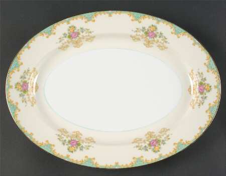 Tiffany 13" Oval Serving Platter