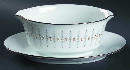 Tiffany Gravy Boat with Attached Underplate