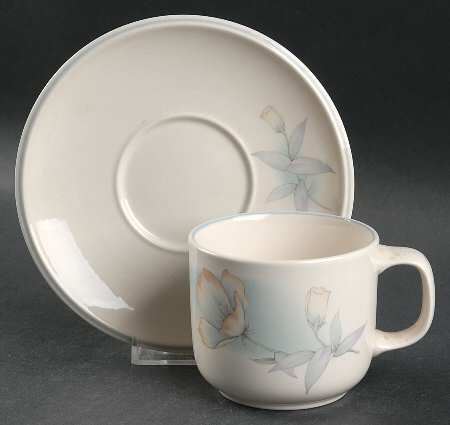 Together Flat Cup & Saucer Set