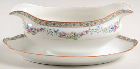 Tokio Gravy Boat with Attached Underplate