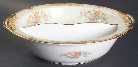 Topaze 10" Round Divided Vegetable Bowl