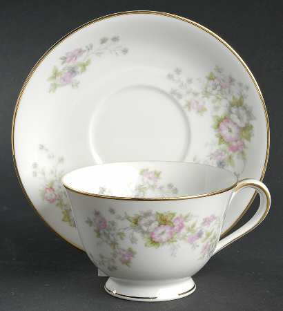 Touraine Footed Cup & Saucer Set