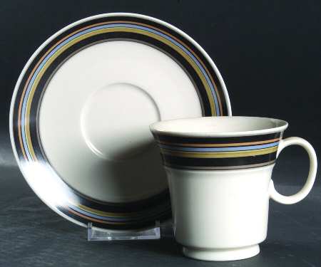 Tourmaline Footed Cup & Saucer Set