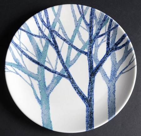 Trees Salad Plate