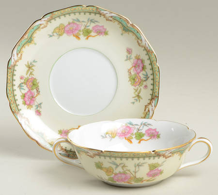 Tremont (86195) Flat Cream Soup Bowl & Saucer Set