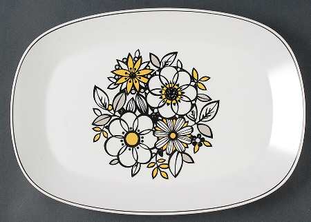Tressa 13" Oval Serving Platter