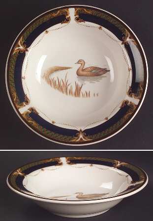 Tranquil Glen Rim Fruit/Dessert (Sauce) Bowl by Noritake