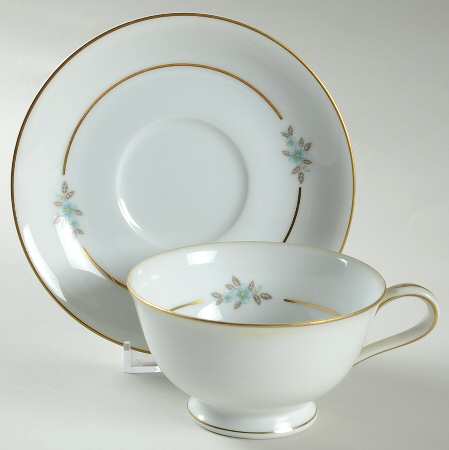 Trio Footed Cup & Saucer Set