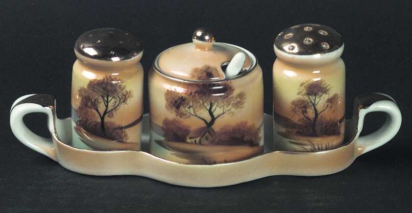Tree In The Meadow Condiment Set