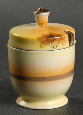 Tree In The Meadow Mustard with Lid, No Spoon