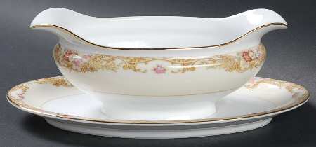 Trojan Gravy Boat with Attached Underplate