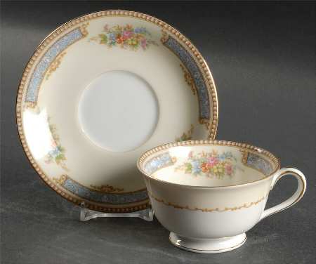 Troyon Footed Cup & Saucer Set
