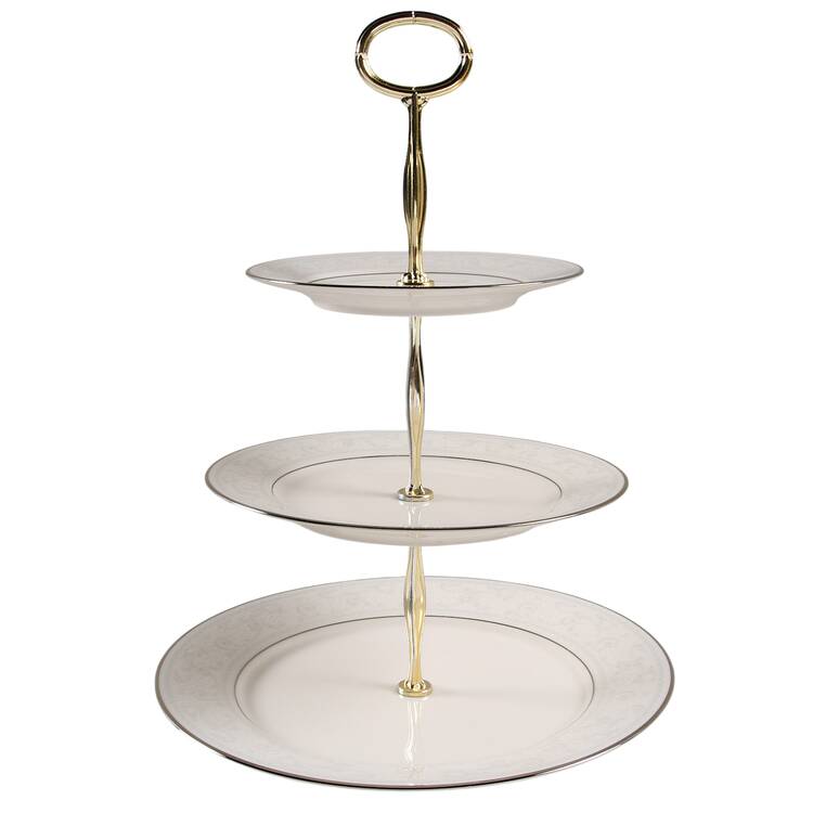 Trudy 13 7/8"-14 1/4" 3-Tiered Serving Tray(DP,SP,BB) HC