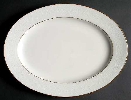 Tulane 11" Oval Serving Platter by Noritake