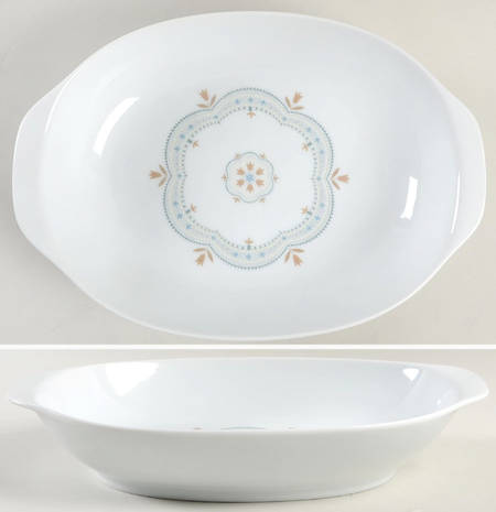 Tuliptime 11" Oval Vegetable Bowl