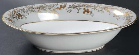 Turkey 10" Oval Vegetable Bowl