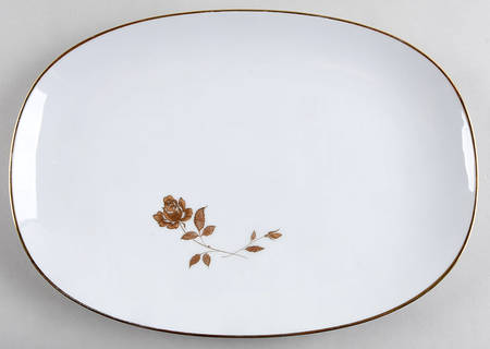 Tudor Rose 13" Oval Serving Platter