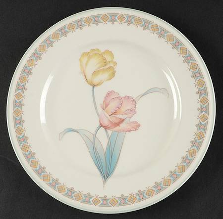 Tulip Time Salad Plate