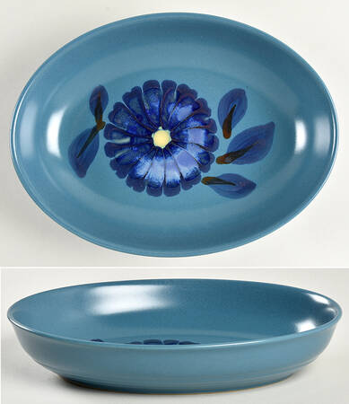 Twilight 9" Oval Vegetable Bowl