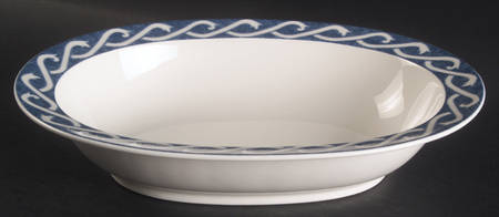 Twilight Melody 11" Oval Vegetable Bowl