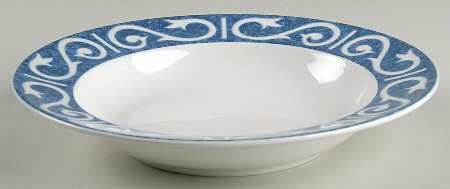 Twilight Melody Large Rim Soup Bowl