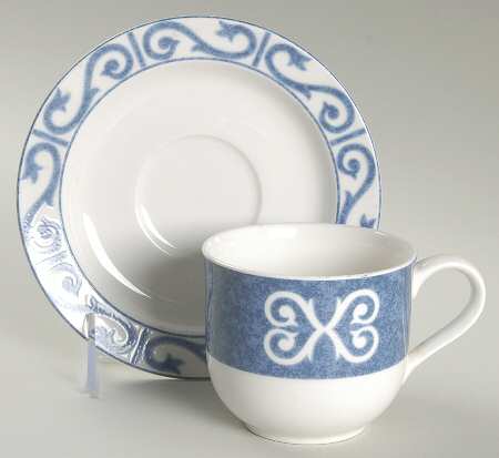Twilight Melody Flat Cup & Saucer Set