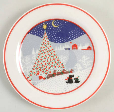 Twas The Night Before Christmas (#8100) Salad Plate by Noritake