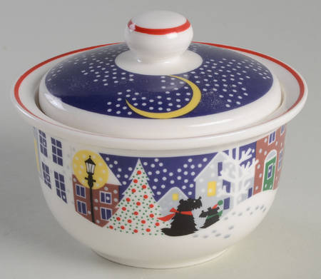 Twas The Night Before Christmas (#8100) Sugar Bowl & Lid by Noritake