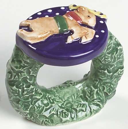 Twas The Night Before Christmas (#8100) Napkin Ring by Noritake