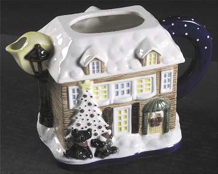 Twas The Night Before Christmas (#8100) Teapot No Lid