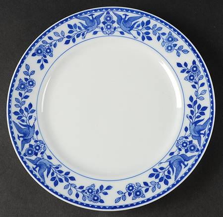 Twin Phoenix Luncheon Plate