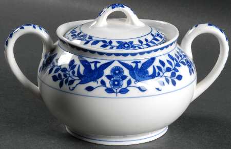 Twin Phoenix Sugar Bowl & Lid