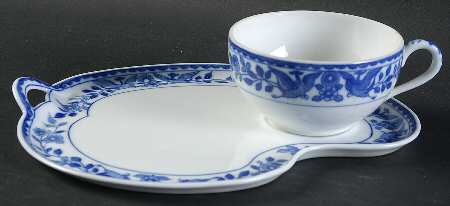 Twin Phoenix Snack Plate & Cup Set
