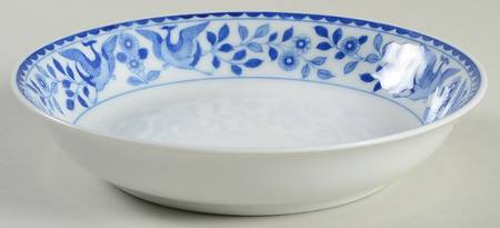 Twin Phoenix Coupe Soup Bowl