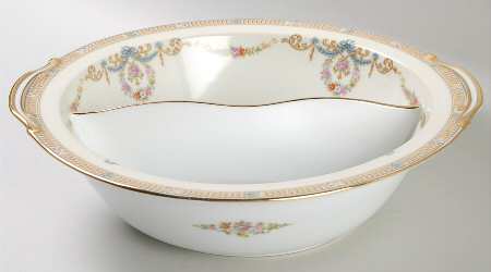 Tybalt 10" Round Divided Vegetable Bowl