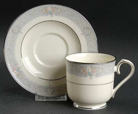 Van Buren Footed Cup & Saucer Set