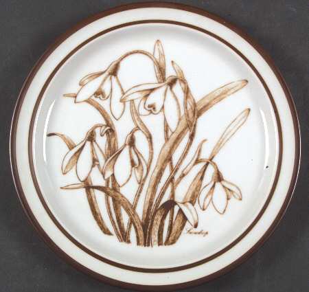 Vale Flowers Salad Plate