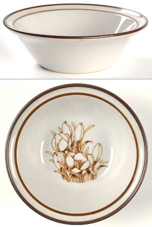 Vale Flowers Rim Cereal Bowl