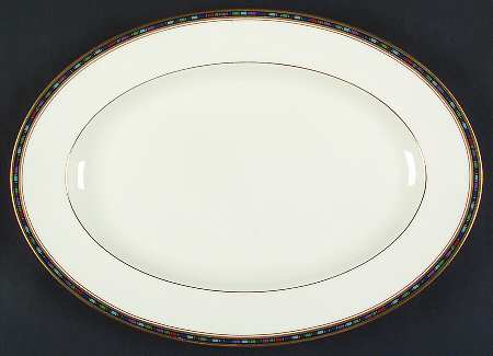 Vancouver Gold 14" Oval Serving Platter