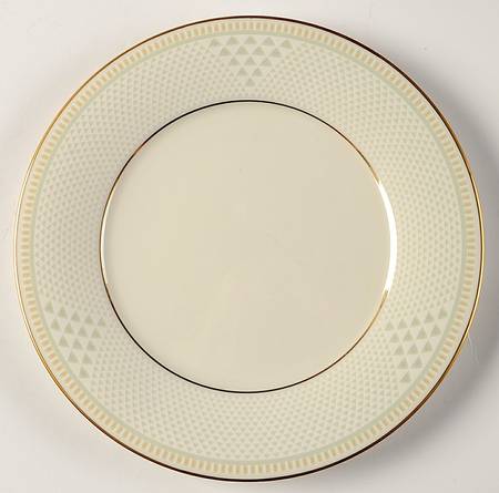Variation in Gold Salad Plate