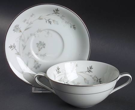 Valerie Flat Cream Soup Bowl & Saucer Set